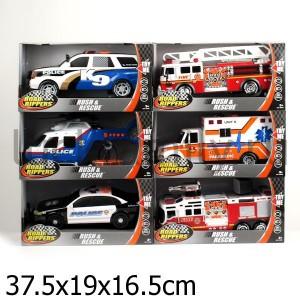 МАШИНА "TOYSTATE" СПЕЦСЛУЖБА НА БАТ. СО СВЕТОМ И ЗВУКОМ, В АССОРТ. 34540 В КОР. в кор.12шт ― Luckfamily.ru