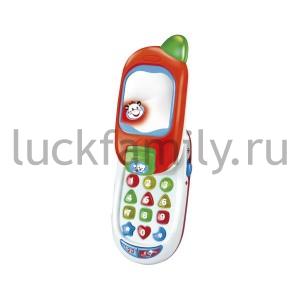 МОБИЛЬНЫЙ ТЕЛЕФОН "УМКА" "НУ, ПОГОДИ!" СВЕТ+ЗВУК, РУССИФИЦ., ЦВЕТ В АССОРТ. 138 В КОР. в кор.2*30шт ― Luckfamily.ru
