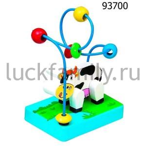 ЛАБИРИНТ МАЛЫЙ "ИГРАЕМ ВМЕСТЕ" "БУРАТИНО" КОРОВА В РУСС. КОР. 10,5*7,5*14СМ в кор.72шт ― Luckfamily.ru