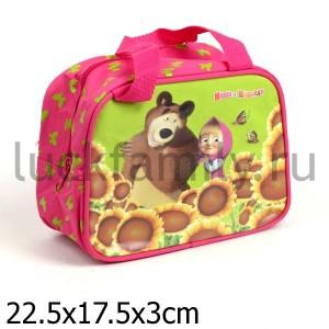 СУМОЧКА "МАША И МЕДВЕДЬ" ПОДСОЛНУХИ, САЛАТОВАЯ в кор.100шт ― Luckfamily.ru