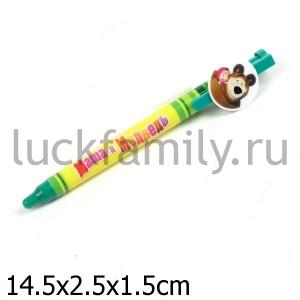 РУЧКА "МАША И МЕДВЕДЬ" ШАРИК. АВТОМАТ. В АССОРТ. в кор.36шт ― Luckfamily.ru
