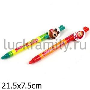 НАБОР ИЗ 2-Х РУЧЕК "МАША И МЕДВЕДЬ" ШАРИК. АВТОМАТ. в кор.40наб ― Luckfamily.ru