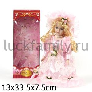 КУКЛА ФАРФОР 30СМ В РУСС. КОР. в кор.24шт ― Luckfamily.ru