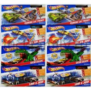 "МАТТЕЛ". HOT WHEELS "ТРЕКИ". СКОРОСТНОЙ СПУСК. в кор.4шт ― Luckfamily.ru
