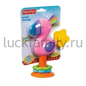 "МАТТЕЛ". FISHER PRICE ПОГРЕМУШКА "ФЛАМИНГО" в кор.2шт ― Luckfamily.ru