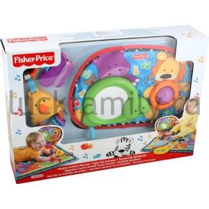 "МАТТЕЛ". FISHER PRICE РАЗВИВАЮЩИЙ КОВРИК УТКА-ПОГРЕМУШКА в кор.2шт ― Luckfamily.ru