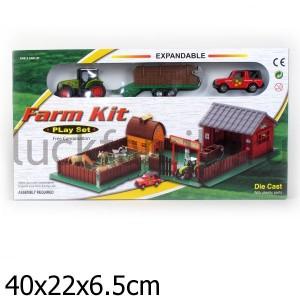ИГРОВОЙ НАБОР "ФЕРМА" МЕТАЛЛ. С АКСЕСС. В КОР. в кор.3*6шт ― Luckfamily.ru