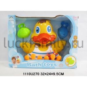 УТЕНОК ДЛЯ ВАННОЙ С АКСЕСС. НА ПРИСОСКЕ В КОР. 32*24*9СМ в кор.2*18шт ― Luckfamily.ru