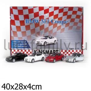МАШИНА BMW M3 МЕТАЛЛ. ИНЕРЦ. ОТКРЫВ. ДВЕРИ, ЦВЕТ В АССОРТ. В ДИСПЛЕЕ УП-12ШТ в кор.2*6уп ― Luckfamily.ru