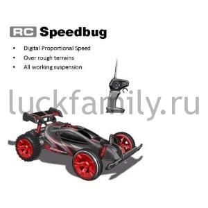 МАШИНА Р/У НА АККУМ. "SPEEDBUG" 1:24, ЦВЕТ В АССОРТ. В КОР. в кор.12шт ― Luckfamily.ru