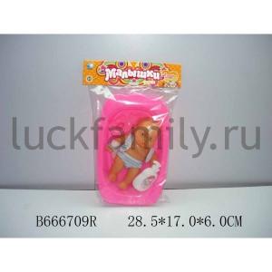 ПУПС 19СМ В ВАННОЧКЕ, С АКСЕСС. 0912C-18 В ПАК. (РУСС. УП.) 29*17*6СМ в кор.2*30шт ― Luckfamily.ru