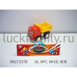 САМОСВАЛ ИНЕРЦ. ЦВЕТ В АССОРТ. 118B2 В ПАК. (РУСС. УП.) 16*7*10СМ в кор.2*60шт ― Luckfamily.ru