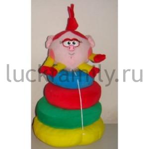 ПИРАМИДКА МЯГКАЯ "ИГРАЕМ ВМЕСТЕ" НЮША В ПАК. в кор.24шт ― Luckfamily.ru