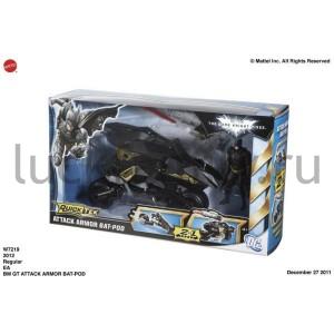 MATTEL. ТРАНСФОРМИРУЮЩИЙСЯ БЭТМОБИЛЬ, С ФИГУРКОЙ И АКСЕСС., СТРЕЛЯЕТ РАКЕТАМИ В КОР. в кор.4шт ― Luckfamily.ru