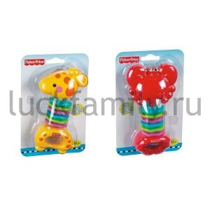 "МАТТЕЛ". FISHER PRICE ПОГРЕМУШКИ В АССОРТИМЕНТЕ в кор.6шт ― Luckfamily.ru