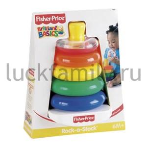 "МАТТЕЛ". FISHER PRICE КЛАССИЧЕСКАЯ ПИРАМИДКА в кор.4шт ― Luckfamily.ru
