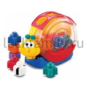 "МАТТЕЛ". FISHER PRICE СОРТЕР "УЛИТКА" в кор.4шт ― Luckfamily.ru