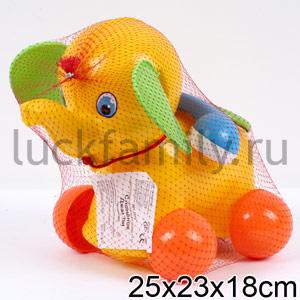 СЛОНЕНОК ДЖАМПИ (В СЕТКЕ) в кор.9шт ― Luckfamily.ru