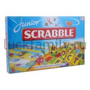 "МАТТЕЛ". SCRABBLE®  СКРЭББЛ "ДЖУНИОР" (РУССКАЯ ВЕРСИЯ) в кор.6шт ― Luckfamily.ru