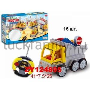 КОНСТРУКТОР МАШИНА Р/У  С ФИГУРКОЙ, 15ДЕТ. В РУСС. КОР. 41*8*25СМ в кор.24шт ― Luckfamily.ru