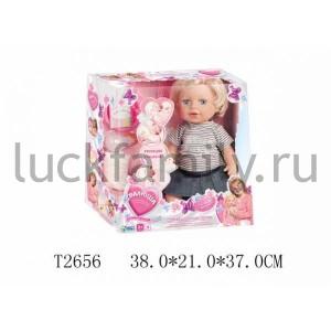 КУКЛА "ВАЛЮША" ФУНКЦ. ОЗВУЧ. РУССИФИЦ., С АКСЕСС. В РУСС. КОР. 38*21*37СМ в кор.8шт ― Luckfamily.ru
