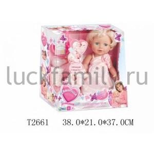 КУКЛА "ВАЛЮША" ФУНКЦ. ОЗВУЧ. РУССИФИЦ., С АКСЕСС. В РУСС. КОР. 38*21*37СМ в кор.8шт ― Luckfamily.ru