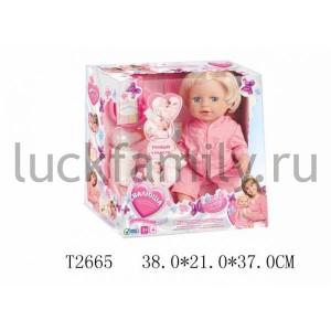 КУКЛА "ВАЛЮША" ФУНКЦ. ОЗВУЧ. РУССИФИЦ., С АКСЕСС. В РУСС. КОР. 38*21*37СМ в кор.8шт ― Luckfamily.ru