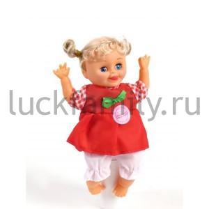 КУКЛА "НАСТЕНЬКА" РУСС. МЕЛОДИЯ+СТИХ, ОДЕЖДА В АССОРТ. В ПАК. (РУСС. УП.) 25СМ в кор.4*24шт ― Luckfamily.ru