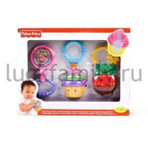 "МАТТЕЛ". FISHER PRICE ПОДАРОЧНЫЙ НАБОР ГРЫЗУНКОВ-СЛАДОСТЕЙ в кор.4шт ― Luckfamily.ru