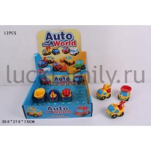 МАШИНА МУЛЬТЯШНАЯ В АССОРТ. 698-1 В ДИСПЛЕЕ 30*27*8СМ УП-12ШТ в кор.2*18уп ― Luckfamily.ru