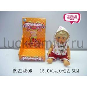 КУКЛА ОЗВУЧ. РУСС. ЧИП AV5051 В РУСС. ДИСПЛЕЕ 15*14*23СМ в кор.2*24шт ― Luckfamily.ru