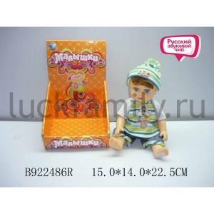 КУКЛА ОЗВУЧ. РУСС. ЧИП AV505B9 В РУСС. ДИСПЛЕЕ 15*14*23СМ в кор.2*24шт ― Luckfamily.ru