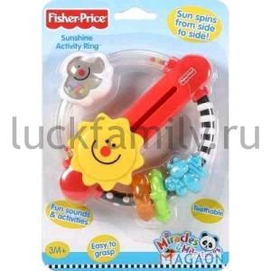 "МАТТЕЛ". FISHER PRICE ПОГРЕМУШКА "СОЛНЫШКО" в кор.6шт ― Luckfamily.ru