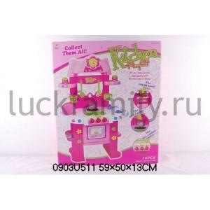 ИГРОВОЙ НАБОР "КУХНЯ" СО СВЕТОМ И ЗВУКОМ В КОР. в кор.6шт ― Luckfamily.ru