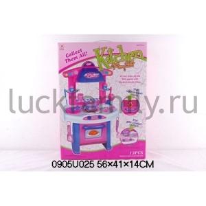 ИГРОВОЙ НАБОР "КУХНЯ" ОЗВУЧ. С ПЛИТОЙ И АКСЕСС. В КОР. в кор.6шт ― Luckfamily.ru
