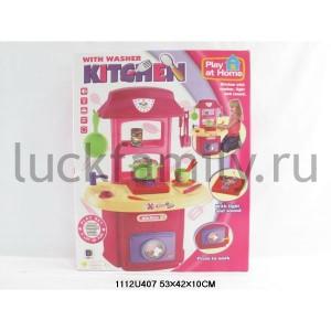 ИГРОВОЙ НАБОР "КУХНЯ" НА БАТ. СО СВЕТОМ И ЗВУКОМ, С АКСЕСС. В КОР. 53*42*10СМ в кор.10шт ― Luckfamily.ru