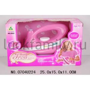 УТЮГ НА БАТ.СВЕТ+ЗВУК+ВИБРАЦИЯ В КОР. 25*15*11СМ в кор.2*18шт ― Luckfamily.ru