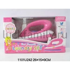 УТЮГ НА БАТ. СВЕТ+ЗВУК+ВИБРО В КОР. 26*15*9СМ в кор.2*36шт ― Luckfamily.ru