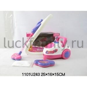 ПЫЛЕСОС НА БАТ. СО СВЕТОМ В КОР. 25*16*15СМ в кор.2*18шт ― Luckfamily.ru
