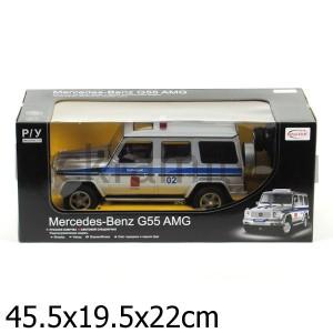 МАШИНА Р/У RASTAR MERCEDES-BENZ G55 AMG ПОЛИЦИЯ 1:14, СВЕТ+ЗВУК, РУССИФИЦ. В РУСС. КОР в кор.6шт ― Luckfamily.ru