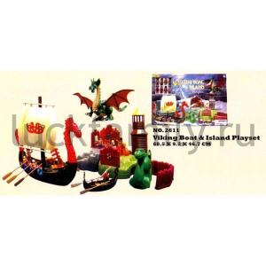 ИГРОВОЙ НАБОР "ВИКИНГИ" С ФИГУРКАМИ И АКСЕСС. В КОР. в кор.6шт ― Luckfamily.ru