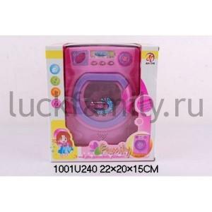 СТИРАЛЬНАЯ МАШИНА НА БАТ. СВЕТ+ЗВУК В КОР. 22*20*15СМ в кор.2*18шт ― Luckfamily.ru