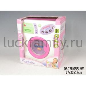 СТИРАЛЬНАЯ МАШИНА МУЗ. НА БАТ. СО СВЕТОМ В КОР. 27*23*17СМ в кор.12шт ― Luckfamily.ru