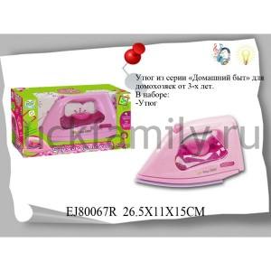 УТЮГ НА БАТ. СО СВЕТОМ И ЗВУКОМ В РУСС. КОР. 27*11*15СМ в кор.2*18шт ― Luckfamily.ru