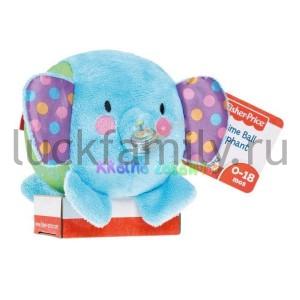 "МАТТЕЛ". FISHER PRICE МЯЧИК-СЛОНЕНОК в кор.4шт ― Luckfamily.ru
