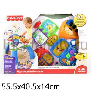 "МАТТЕЛ". FISHER PRICE ДВУЯЗЫЧНАЯ ТАБЛИЧНАЯ ИГРА "УЧИСЬ, УЛЫБАЯСЬ" в кор.2шт ― Luckfamily.ru