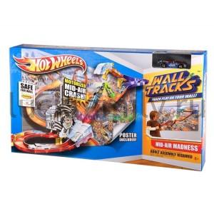 "МАТТЕЛ". HOT WHEELS СЕРИЯ "НАСТЕННЫЕ ТРЕКИ". ИГРОВОЙ НАБОР "СУПЕР ГОНКИ-2" в кор.3шт ― Luckfamily.ru