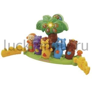 ИГРУШКА РАЗВИВАЮЩАЯ "VTECH" "БОУЛИНГ С ЖИВОТНЫМИ АФРИКИ" НА БАТ. СВЕТ+ЗВУК В РУСС. КОР. в кор.4шт ― Luckfamily.ru