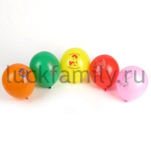 НАБОР ИЗ 10-И ШАРИКОВ НАДУВНЫХ "ВЕСЕЛЫЙ ПРАЗДНИК" 25СМ (10"), "МУЛЬТФИЛЬМ3" УП-24НАБ в кор.10уп ― Luckfamily.ru