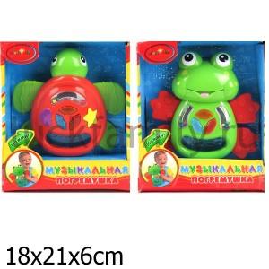 ПОГРЕМУШКА МУЗ. "ИГРАЕМ ВМЕСТЕ" НА БАТ. СО СВЕТОМ В РУСС. КОР. в кор.2*12шт ― Luckfamily.ru